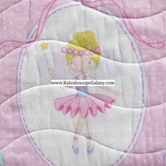 8 Piece Ballerina Fairies Twin Quilt ~ Sheets ~ 3 Throw Pillows ~ Ballet NEW - Picture 9 of 14
